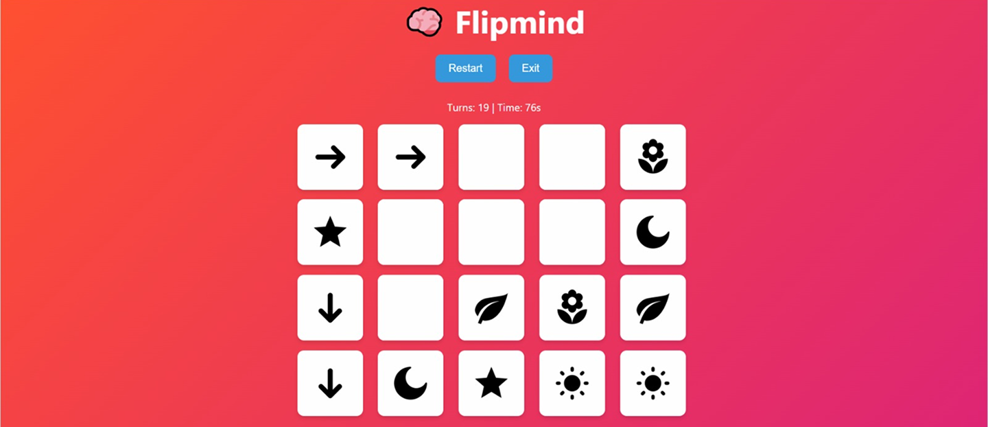 FlipMind – Memory Card Game